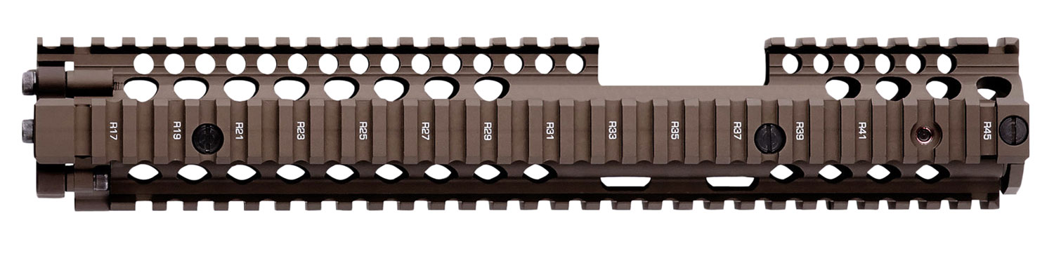 Daniel Defense 0100408030 M4A1 FSP RIS II Handguard 12.25″ 2-Piece, Free-Floating Style Made of 6061-T6 Aluminum with Flat Dark Earth Anodized Finish & Picatinny Rail for AR-15