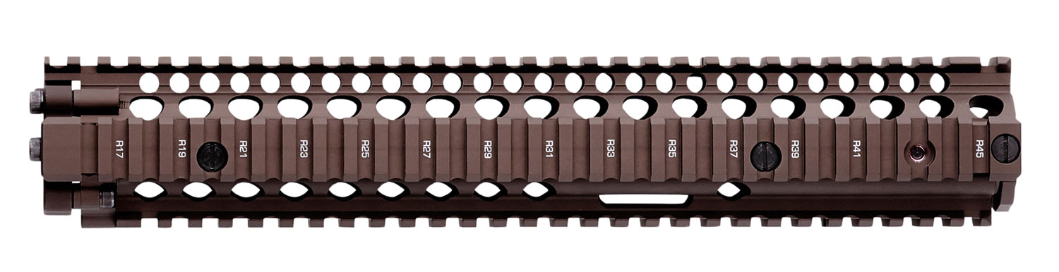 Daniel Defense 0100408001 M4A1 RIS II Handguard 12.25″ 2-Piece, Free-Floating Style Made of 6061-T6 Aluminum with Flat Dark Earth Anodized Finish & Picatinny Rail for AR-15