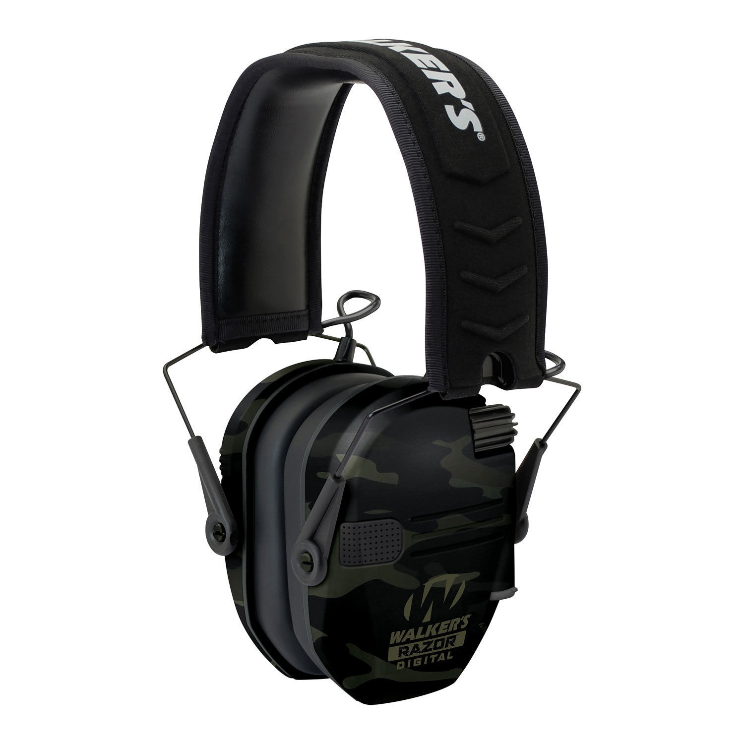 Walker’s GWPDRSEMMCCG Razor PRO Digital Electronic Muff 23 dB Over the Head Multi-Cam/Black Polymer