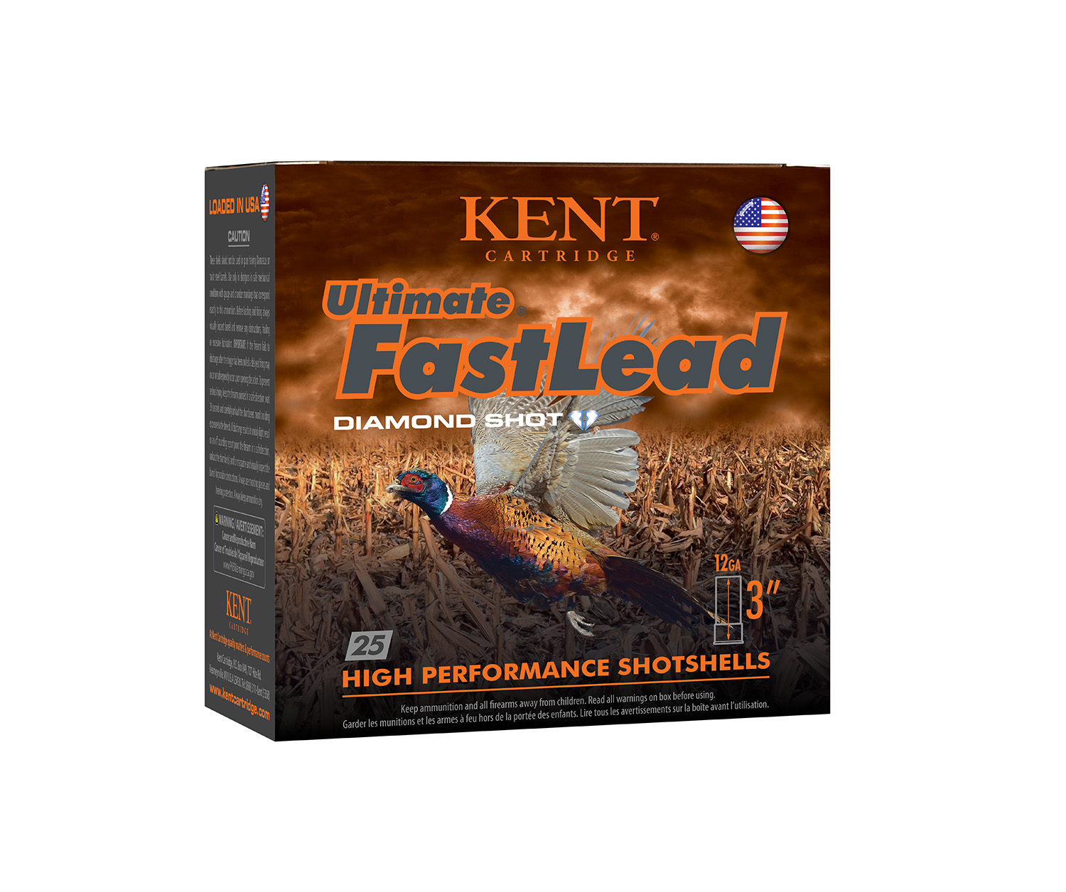 Kent Cartridge K123UFL506 Ultimate Fast Lead 12Gauge 3″ 1 3/4oz 6Shot 25 Per Box/10 Case