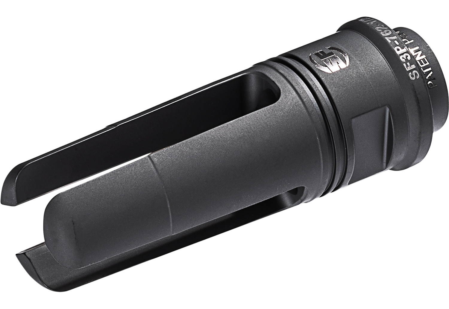 SureFire SF3P5561228 Suppressor Adapter Flash Hider 5.56x45mm NATO 1/2″-28 tpi Stainless Steel Black Nitride