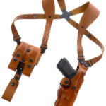 Galco VHS4212R VHS 4.0 Shoulder System Tan Leather Fits 1911 Fits 5″ Barrel Ambidextrous