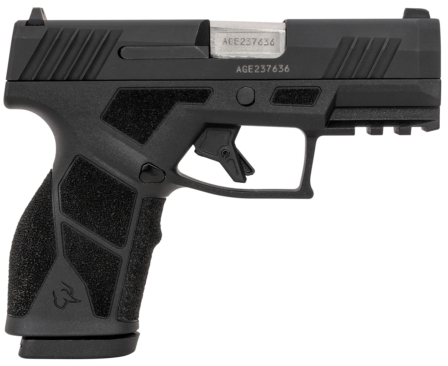 Taurus 1-GX2931 GX2 Compact Frame 9mm Luger 13+1 3.38″ Black Steel Barrel, Matte Black Serrated Alloy Steel Slide, Black Polymer Frame w/Picatinny Rail, Polymer Grip