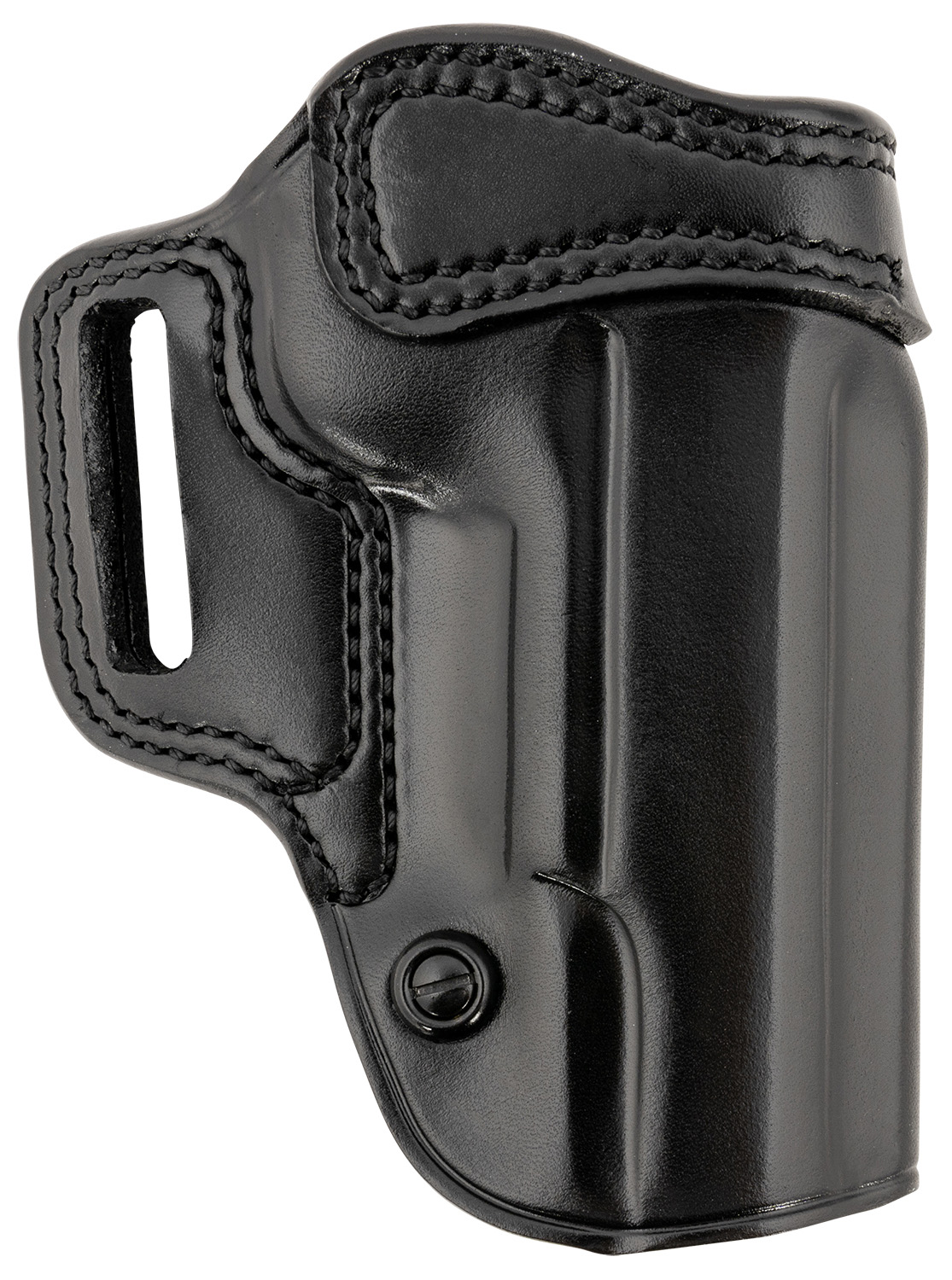 Galco AV212RB Avenger OWB Black Leather Fits 1911 5″ Belt Slide, Right Hand