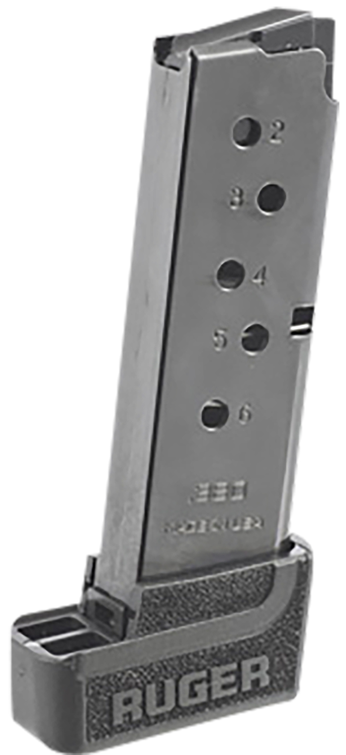 Ruger 90626 LCP II 7rd Extended w/Grip Extension 380 ACP Blued Steel
