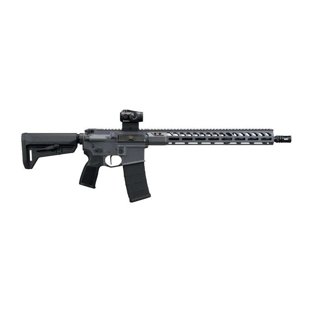 Sig Sauer  M400 Forge Concrete Gray Rifle 5.56 NATO 30rd Magazine 16″ Barrel ROMEO-MSR GEN II Adjustable Stock M-LOK Handguard