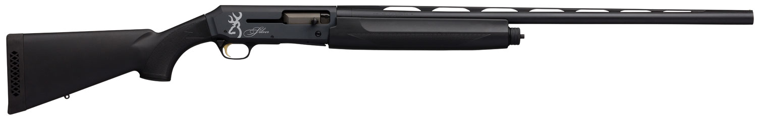 Browning 011417204 Silver Field 12 Gauge 28″ 3.5″ 4+1, Alloy Receiver With Two-Tone Gray/Black Finish, Synthetic Stock With Textured Gripping Surface