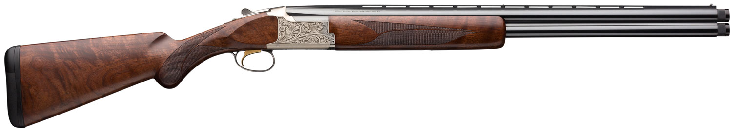 Browning 018163304 Citori Feather Lightning 12 Gauge 28″ Barrel 3″ 2rd, Blued Steel Barrel, Satin Nickel Finished Engraved Alloy Receiver, American Black Walnut Stock With Lightening Style Grip