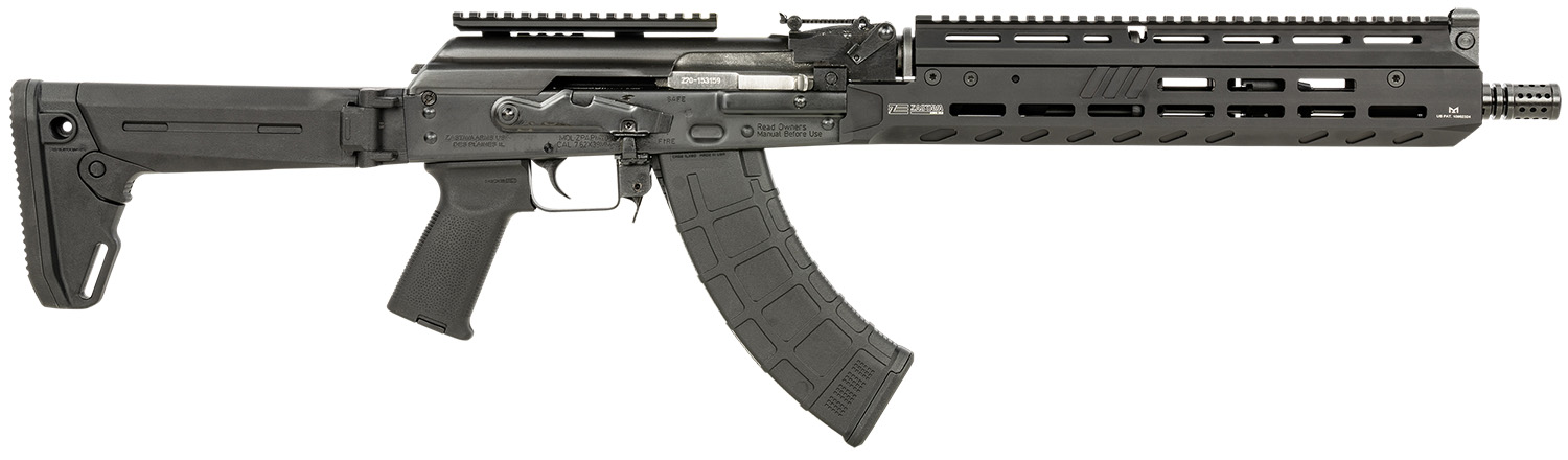 Zastava Arms Usa ZR7762XR ZPAP M70 7.62x39mm 30+1 16.30″ Black Chrome Lined Barrel, Black M-LOK Handguard, Black Synthetic Magpul Zhukov Side Folder Stock, Black Magpul AK Grip