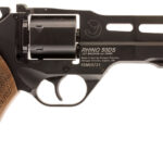 Chiappa Firearms CF340246 Rhino 50SAR  Medium Frame 357 Mag 6rd 5″ Black Anodized Steel Vent Rib Barrel, Black Cylinder, Black Anodized Aluminum Frame w/Picatinny Rail, Walnut Grip, Exposed Hammer