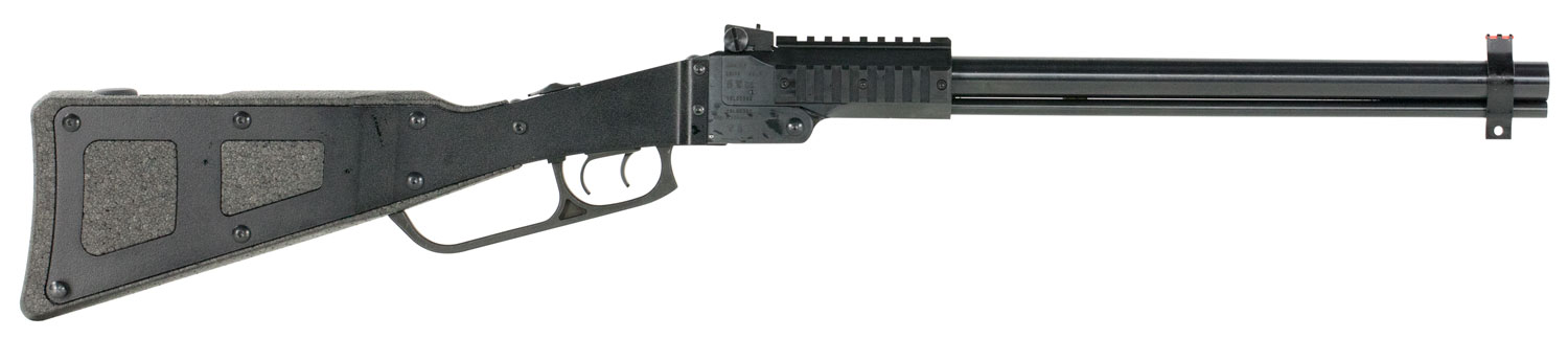 Chiappa Firearms 500188 M6 22 LR 12 Gauge 1+1 18.50″ Blued Break Open Barrel, Blued Picatinny Rail Receiver, Fixed w/Storage Black Metal Stock, Right Hand