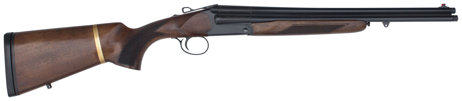 Charles Daly 930108 Triple Threat Full Size 12 Gauge Break Open 3″ 3+1 18.50″ Blued Triple Barrel, Black Steel Receiver, Checkered Oiled Walnut Stock, Right Hand