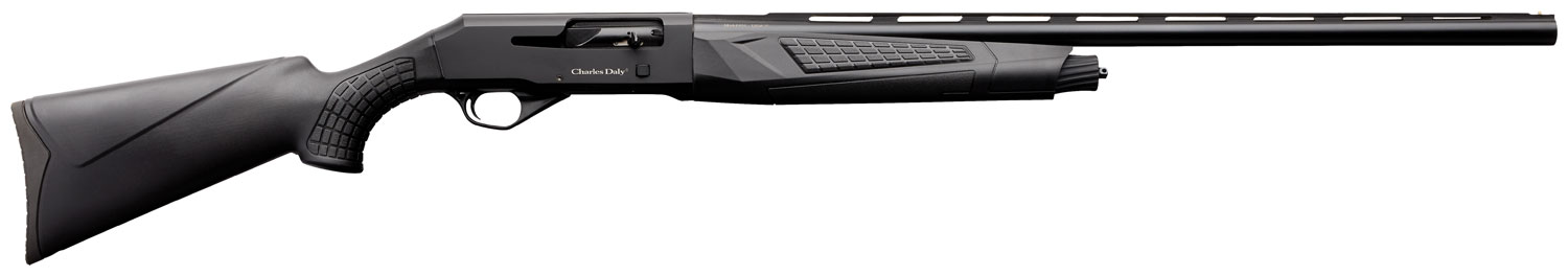 Charles Daly 930204 601 12 Gauge 4+1 3″ 28″ Vent Rib Blued Barrel, Black Anodized Aluminum Receiver, Black Synthetic Stock, Includes 5 Choke Tubes