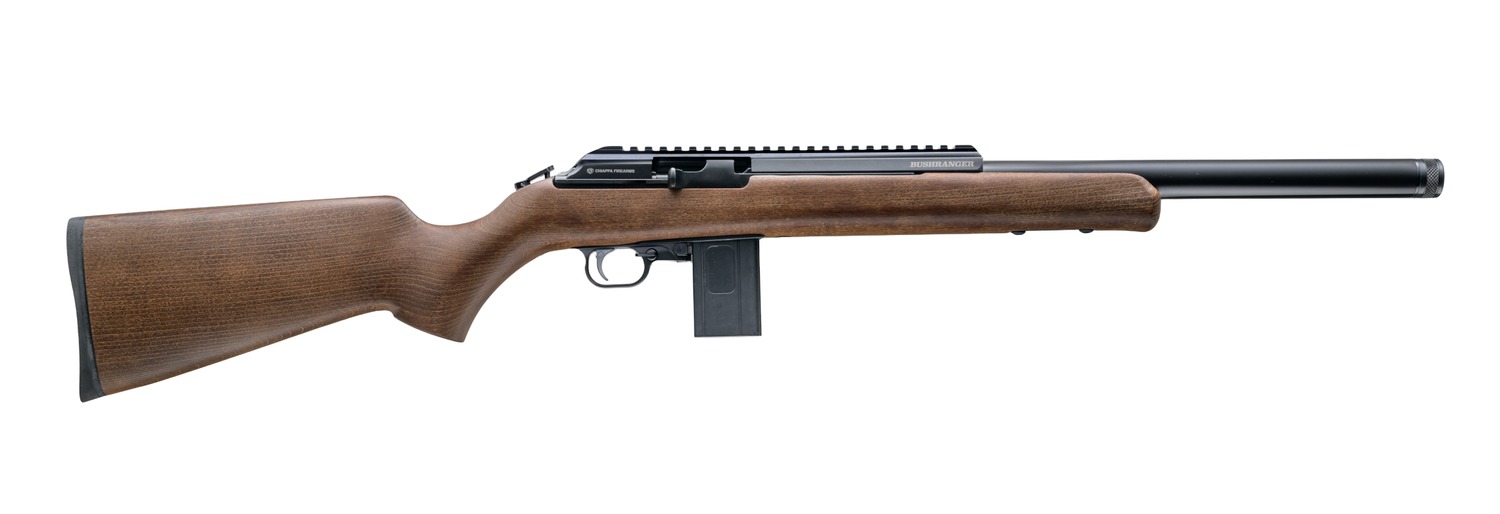 Chiappa Firearms 500282 M1 Carbine BushRanger 22 LR 10+1 22″ Blued Threaded Barrel, Picatinny Rail Receiver, Walnut Fixed Stock