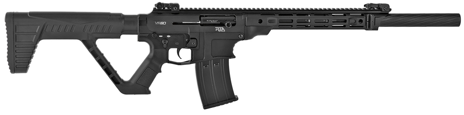 Rock Island VR80CA VR80 *CA Compliant 12 Gauge Semi-Auto 3″ 5+1 20″ Black Steel Barrel, Black Anodized Aluminum Receiver, Black Thumbhole Synthetic Stock, Black Polymer Grip