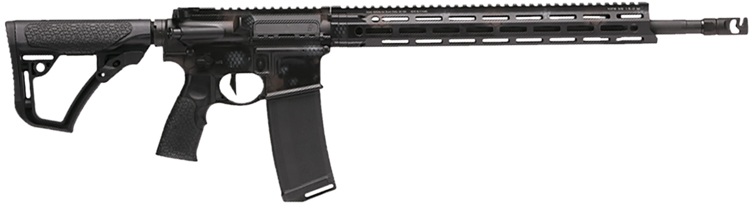 Daniel Defense 0212802364047 DDM4 V7 Pro 5.56x45mm NATO 18″ 30+1 Rattlecan Cerakote 6 Position w/SoftTouch Overmolding Stock