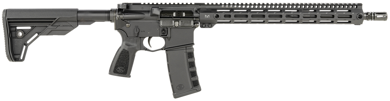 FN 36100658 FN 15 Tac3 Duty 5.56x45mm NATO 16″ Chrome-Lined Barrel 30+1, Black Anodized Rec/Lightweight, 15″ M-LOK Handguard, Black 6 Position Collapsible Stock, Optics ready
