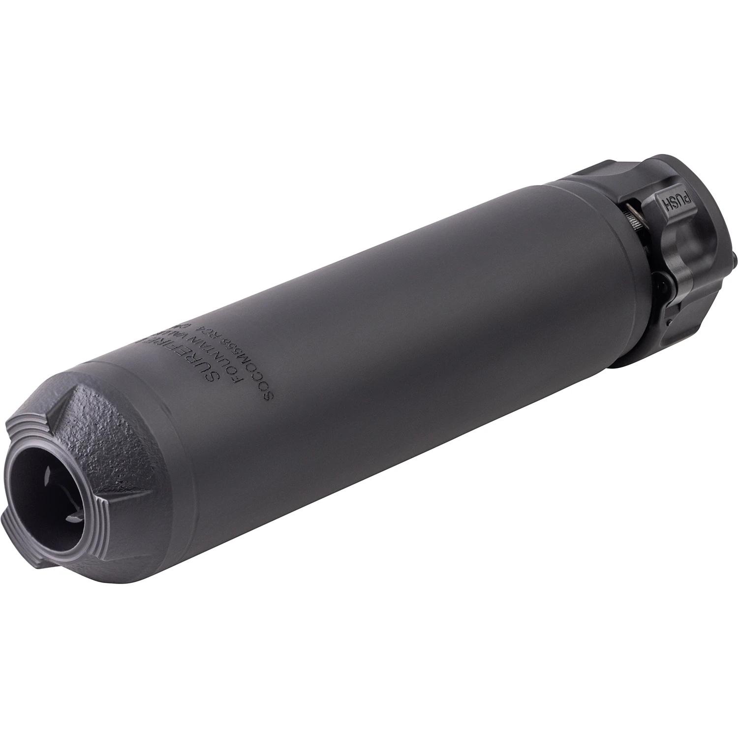 Surefire SOCOM RC4 Quick Attach Low Back Pressure Suppressor 5.56/.223 5.5″ Black