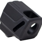 Faxon Firearms FFPACOMPSSS01 EXOS-525 Compensator Black Nitride 6061 Aluminum 1/2″x28 Threads 1.125″ OAL Compatible w/ Sig Sauer P365/P365 XL