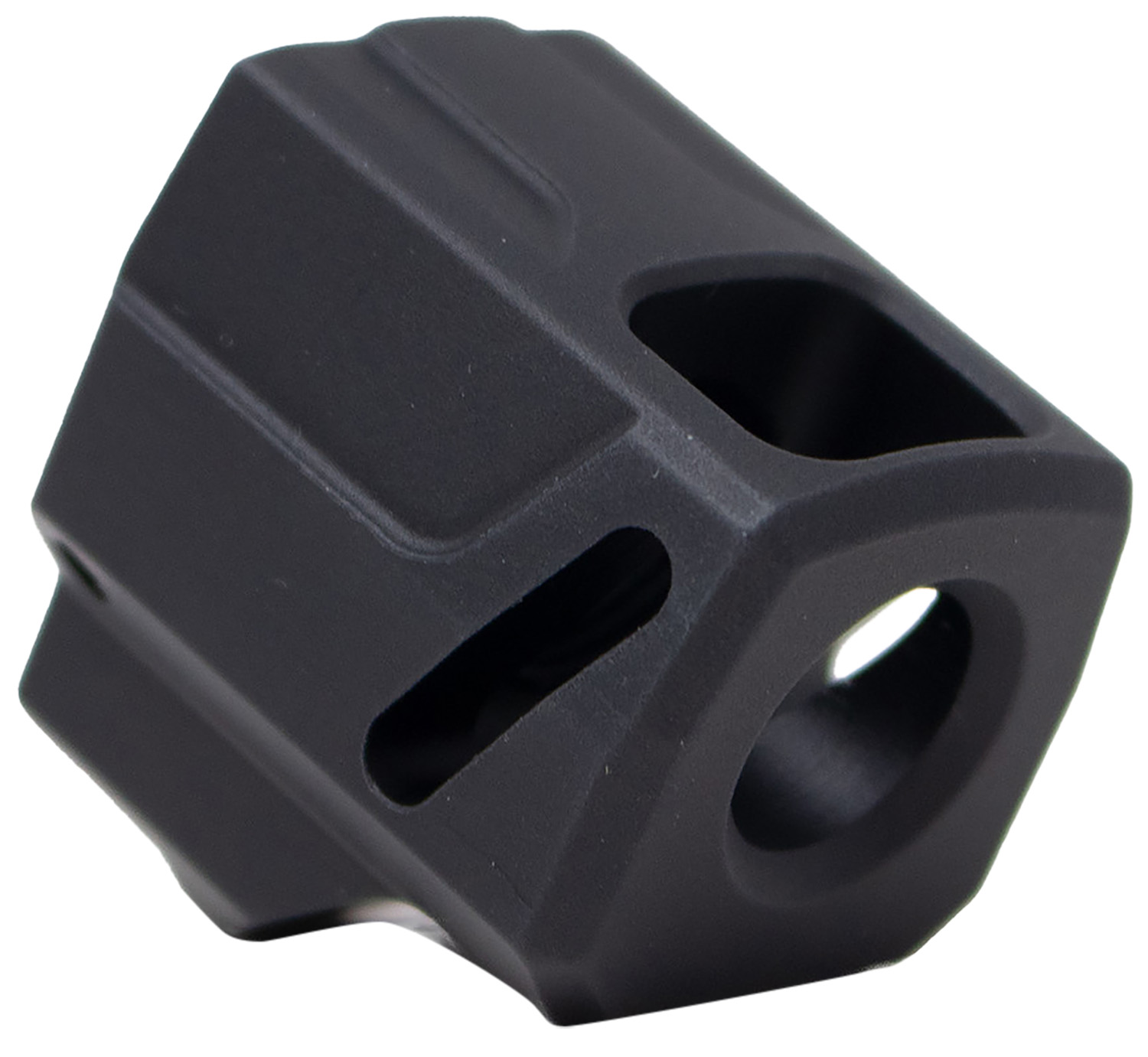 Faxon Firearms FFPACOMPSSS01 EXOS-525 Compensator Black Nitride 6061 Aluminum 1/2″x28 Threads 1.125″ OAL Compatible w/ Sig Sauer P365/P365 XL