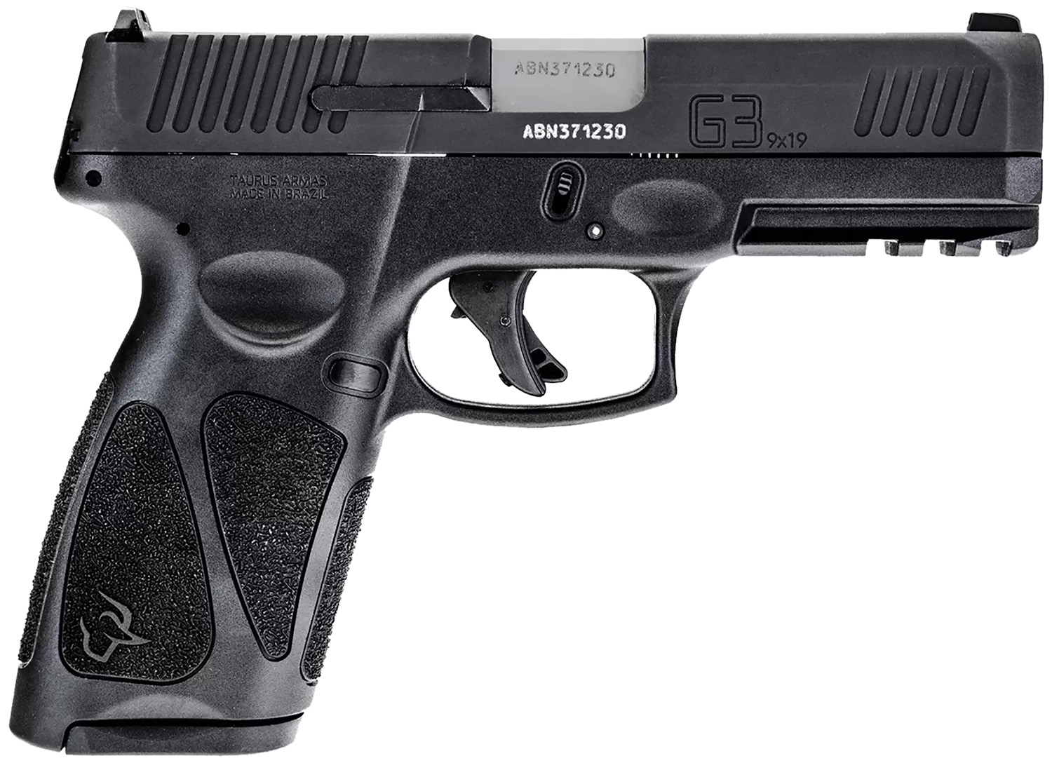 Taurus 1G3B941 G3 Full Size Frame 9mm Luger 15+1/17+1 4″ Matte Stainless Steel Barrel, Matte Black Tenifer Serrated Steel Slide, Black Polymer Frame w/Picatinny Rail, Black Polymer Grip, Right Hand