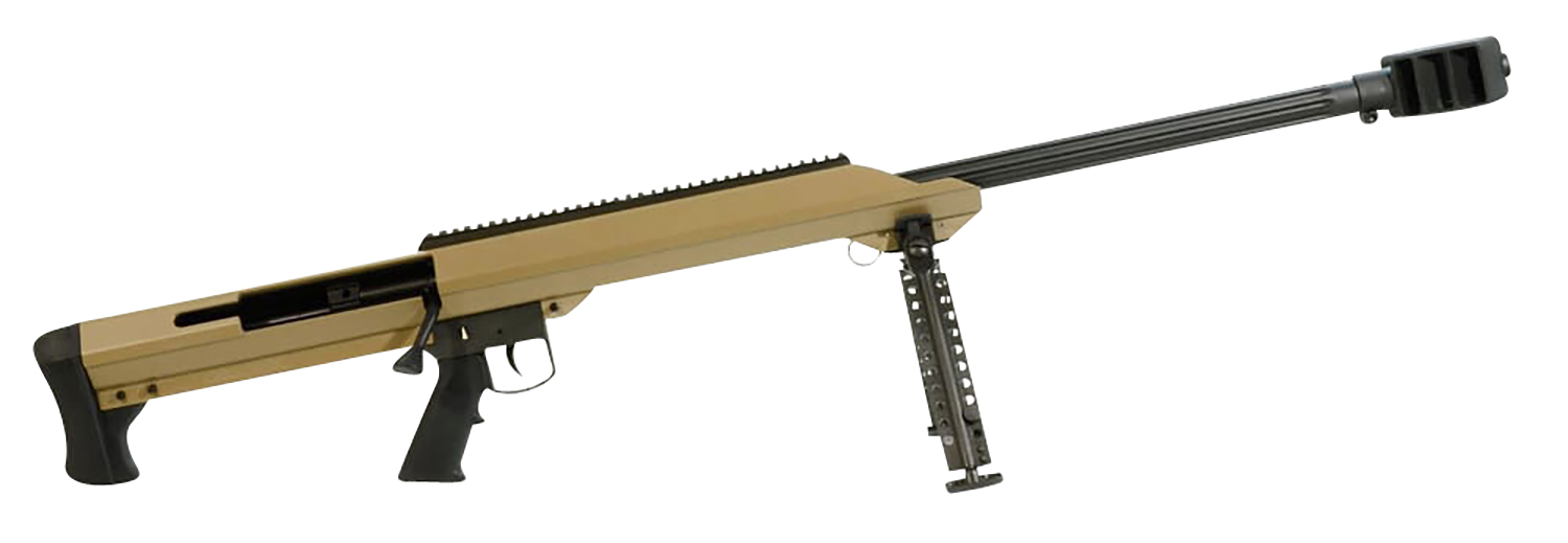 Barrett 14032 M99 50 BMG 29″ 1rd Flat Dark Earth Cerakote Flat Dark Earth Fixed w/Sorbothane Recoil Pad Stock Black Polymer Grip Right Hand