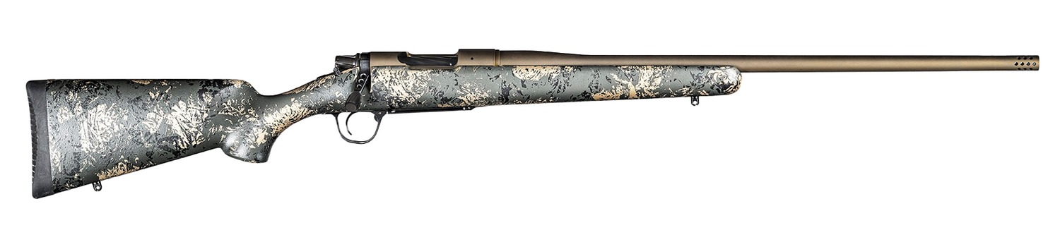 Christensen Arms 801-01349-00 Mesa FFT TI Full Size 25 Creedmoor 4+1 20″ Burnt Bronze Cerakote Threaded Barrel, Burnt Bronze Cerakote Titanium Drilled & Tapped Receiver, Carbon w/Green & Tan Accents F
