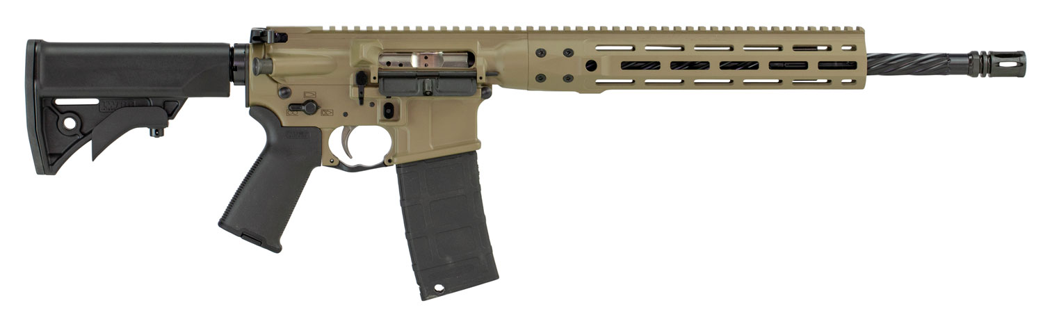 LWRC ICDIR5CK16ML Individual Carbine Direct Impingement 5.56x45mm NATO 30+1 16.10″ Barrel, Exclusive Flat Dark Earth Anodized Receiver, A2 Flash Hider, 6 Position Stock, Magpul MOE Grip, Optics Ready
