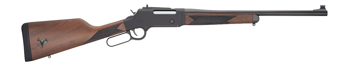 Henry H014SBWB-308 Long Ranger Big Woods 308 Win/7.62 NATO 4+1 18.50″ Black Anodized Round Barrel, Black Hardcoat Anodize Drilled & Tapped Receiver, American Walnut Straight Grip Stock