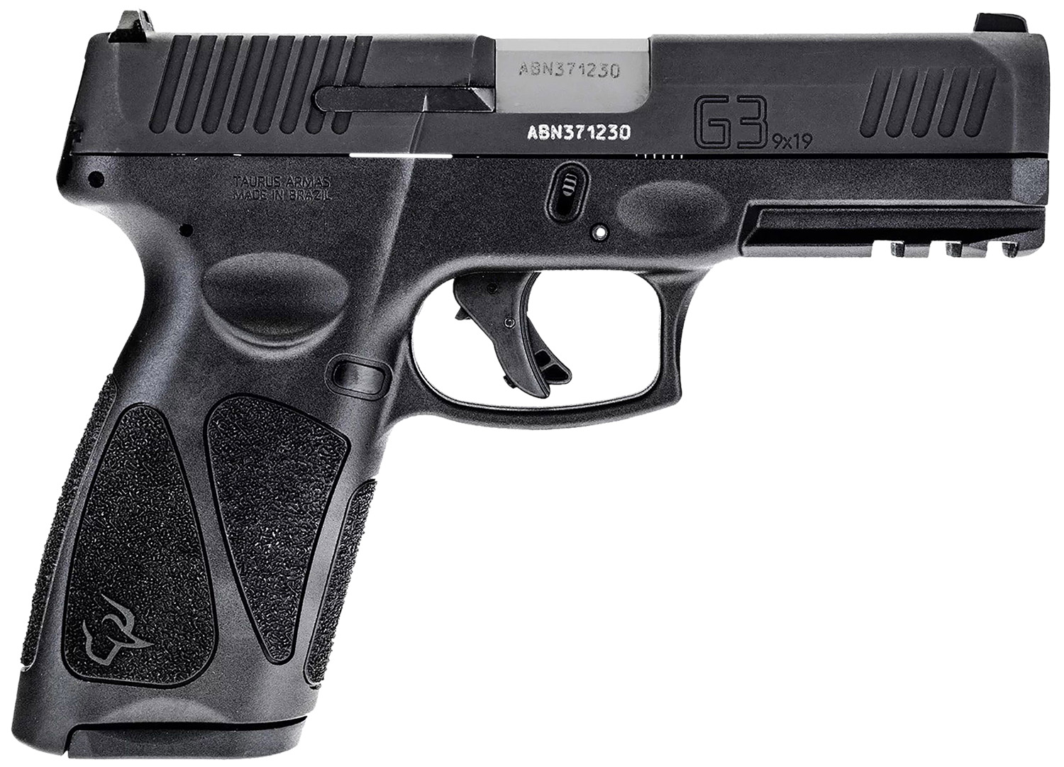 Taurus 1-G3BSR9041 G3 Full Size Frame 9mm Luger 17+1 4″ Matte Stainless Steel Barrel, Matte Black Serrated Alloy Steel Slide, Black Polymer Frame w/Picatinny Rail, Textured Grip