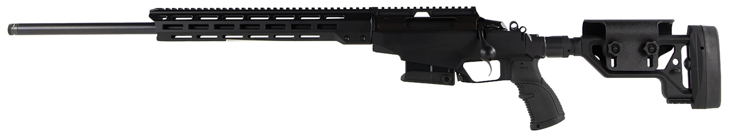Tikka JRTAC416L T3x Tac A1 308 Win 10+1 24″ Barrel, Black Metal Finish, Black Fixed with Aluminum Bedding Stock, Polymer Grip Left Hand