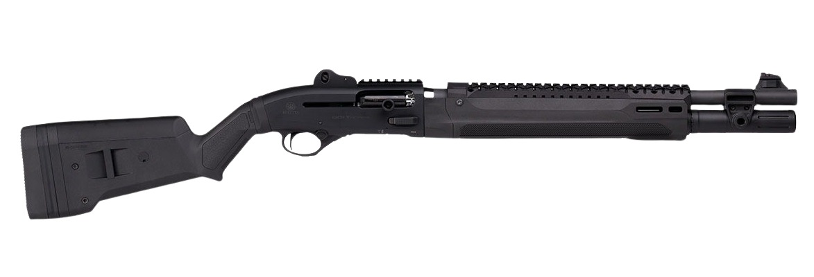 Langdon Tactical Tech LTT1301HBMBLK Beretta 1301 3″ 7+1 18.50″ Black Oxide Heat Shield Barrel, Black Anodized Aluminum Receiver w/Picatinny Rail, Black Magpul Polymer Stock, Beretta Patrol Forend