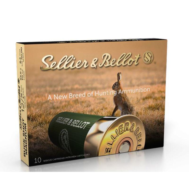 Sellier & Bellot Shotgun Ammunition 12 ga 3″ 1-7/8 oz 1214 fps #00 10/ct