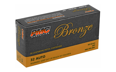 PMC BRNZ 32ACP 60GR JHP 50/1000