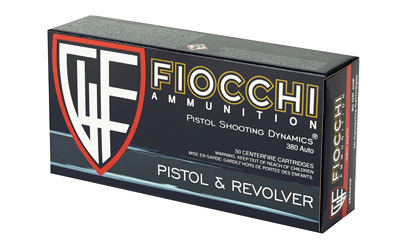 FIOCCHI 380ACP 90GR JHP 50/1000
