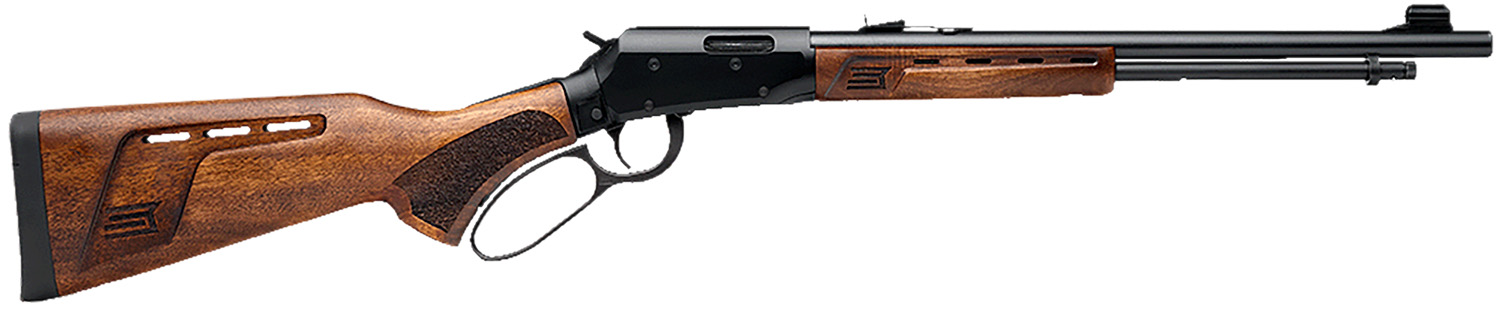 Savage Arms 46020 Revel Deluxe Full Size 22 LR 12+1 18″ Black Threaded Barrel, Black Drilled & Tapped Aluminum Receiver, Satin Walnut Fixed Stock, Right Hand