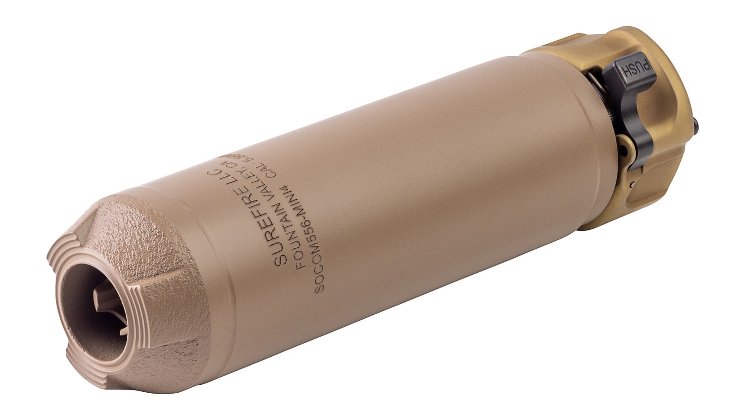 SureFire SOCOM556MINI4DE SOCOM556-MINI4 5.56mm 1.50″ Dark Earth Inconel