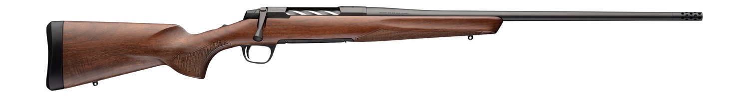 Browning 036128226 X-Bolt 2 Hunter 30-06 Springfield 4+1 22″ Matte Blued Threaded Barrel & Steel Drilled & Tapped Receiver, Satin Black Walnut Fixed Stock, Right Hand