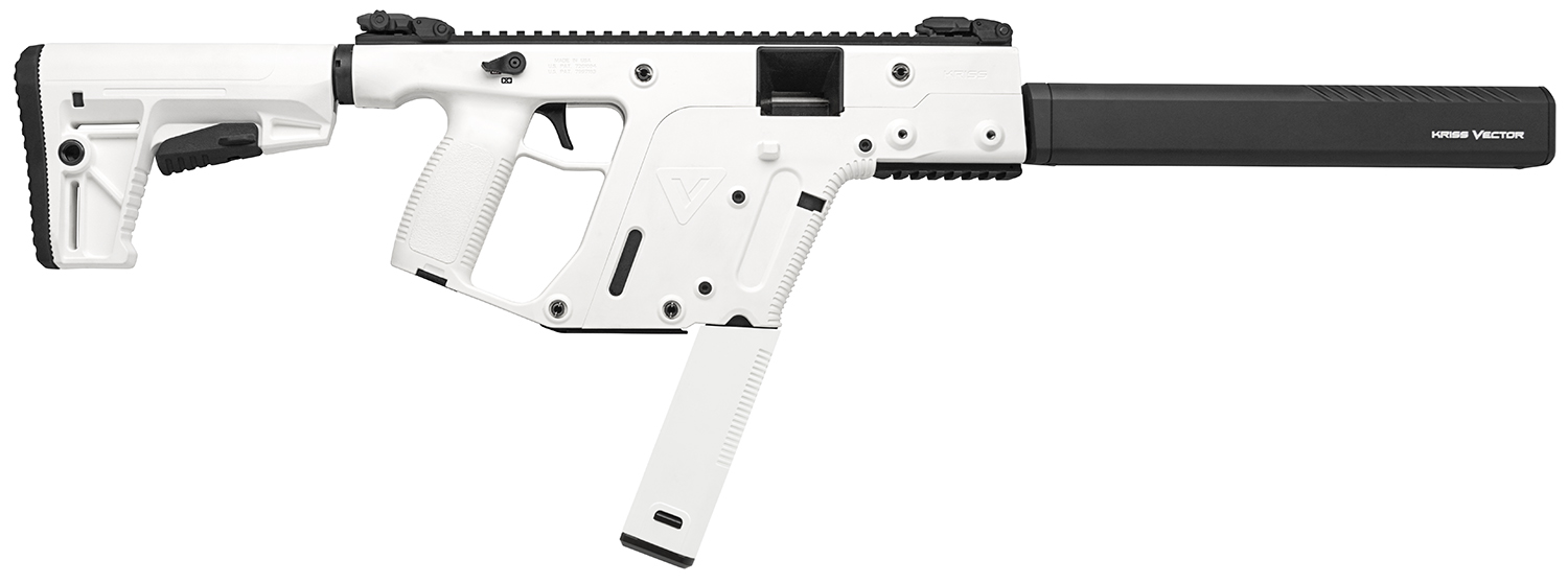 Kriss USA KV90CAP20 Vector CRB G2 9mm Luger 40+1 16″ Black Nitride Threaded Barrel, Alpine Picatinny Rail Aluminum Receiver, Alpine Synthetic 6 Position Stock & Polymer Grip