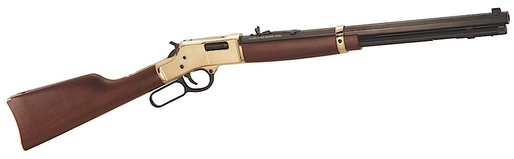 Henry H006M327 Big Boy Classic Full Size 327 Federal Mag 10+1 20″ Blued Octagon Barrel, Polished Brass Receiver, American Walnut Stock Right Hand