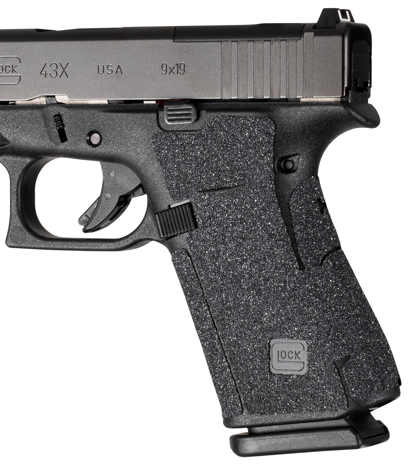 Hogue 18269 Wrapter  Black Adhesive Rubber Fits Glock 43x/48 Fits Pistol
