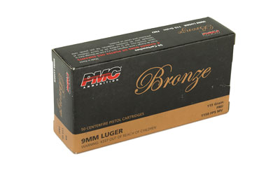 PMC BRNZ 9MM 115GR FMJ 50/1000