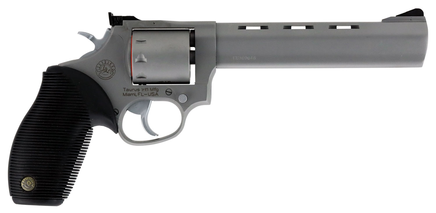Taurus 2992069 Tracker 992 22 LR or 22 WMR 9rd 6.50″ Vent Rib Barrel, Overall Matte Finish Stainless Steel & Black Ribber Grip Includes Cylinder