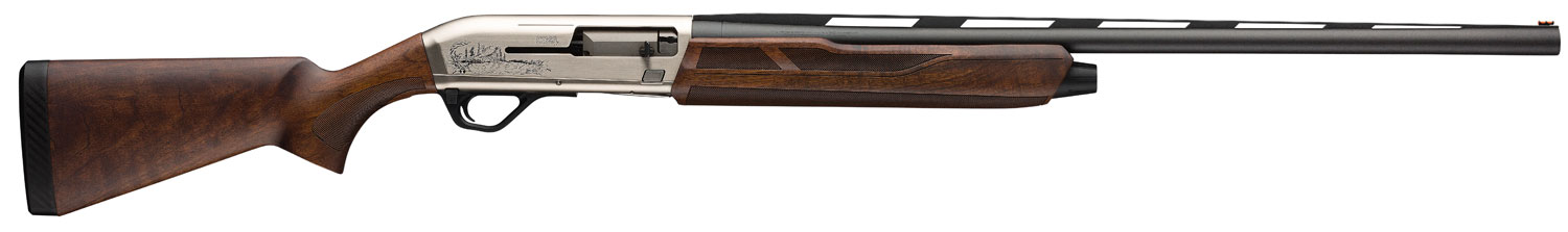 Winchester Repeating Arms 511236392 SX4 Upland Field 12 Gauge 28″ 4+1 3″ Matte Nickel Engraved Rec Satin Walnut Stock Right Hand (Full Size) Includes 3 Invector-Plus Chokes