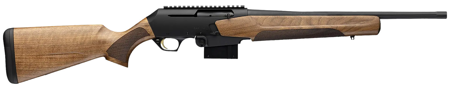 Browning 039011218 BAR MK4 Hunter 308 Win 3+1 18″ Matte Blued Fluted Barrel, Matte Blued Aluminum Alloy Drilled & Tapped Receiver, Grade II Turkish Walnut Adj Shim Wood Stock, Detachable Box Magazine