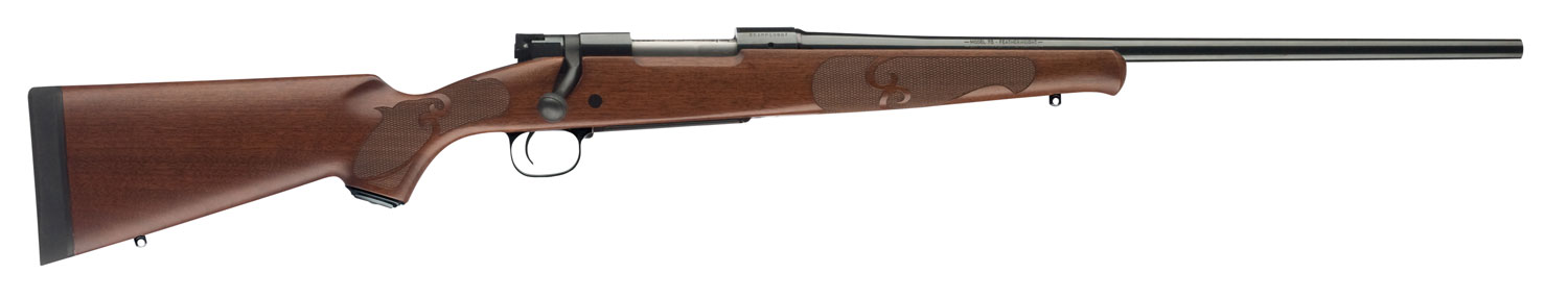 Winchester Guns 535201289 Model 70 Featherweight Compact 6.5 Creedmoor Caliber with 5+1 Capacity, 20″ Barrel, Brushed Polish Blued Metal Finish & Satin Walnut Fixed Feather Checkered Stock Right Hand