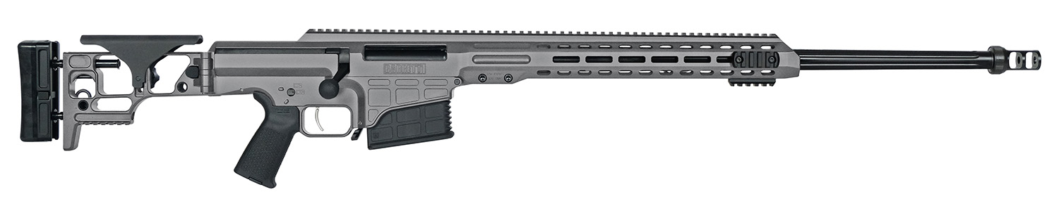 Barrett 18480 MRAD 338 Lapua Mag 26″ 10+1 Gray Gray Folding with Adjustable LOP Stock Black Polymer Grip Right Hand
