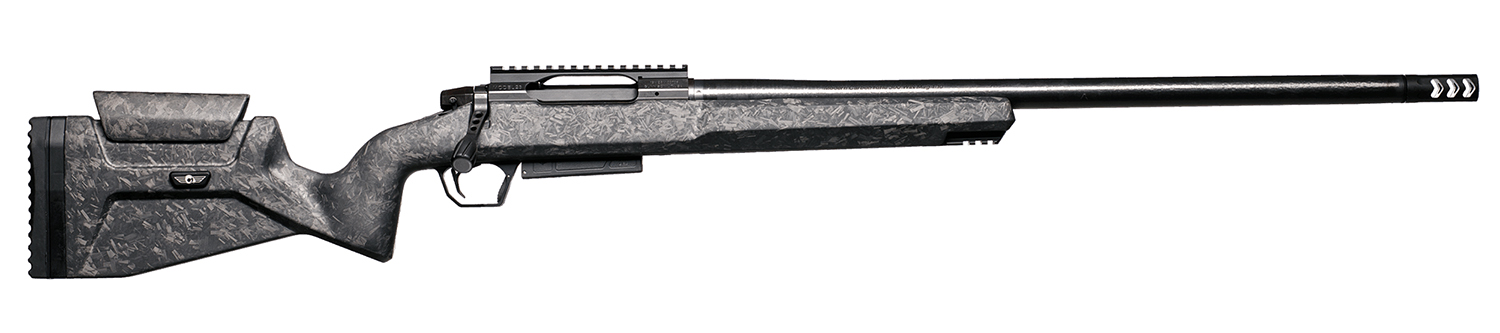 Christensen Arms 8011400401 MCR  300 Win Mag 3+1 22″ Carbon Fiber Threaded Barrel, Picatinny Rail Receiver, M-LOK Forend, Black Adj Cheek Riser w/Pistol Grip Carbon Fiber Stock