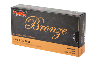 PMC BRNZ 7.62X39 123GR FMJ 20/500