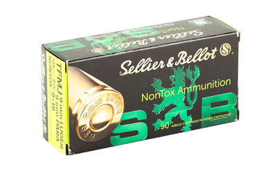 S&B NON TOX 9MM 124GR TFMJ 50/1000